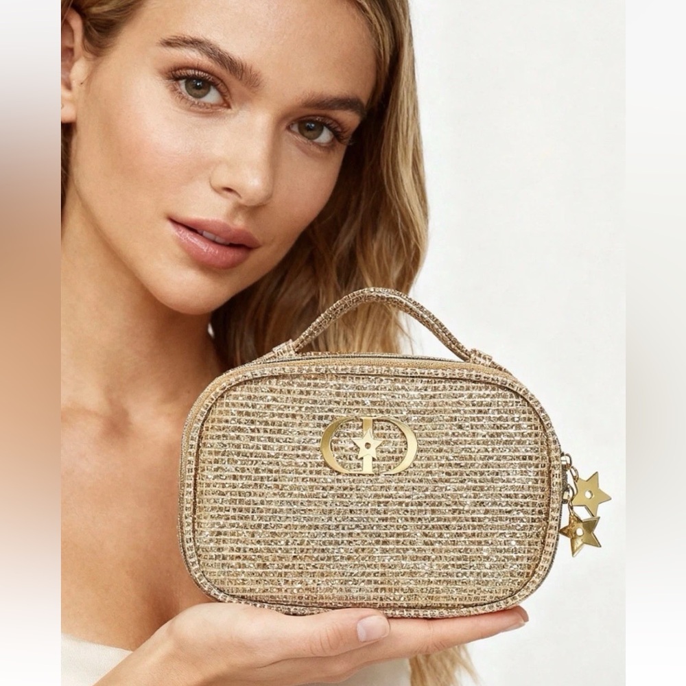 DIOR BEAUTY Gold Vanity Case Makeup Limited Edition Novelty GWP